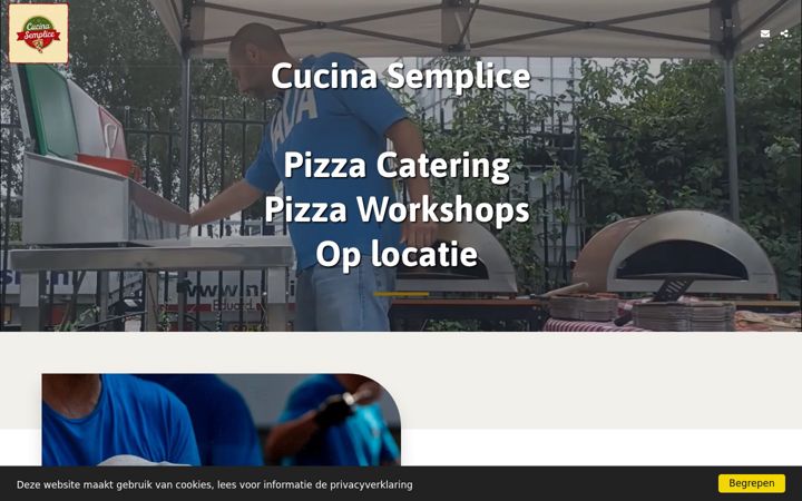 Screenshot of cucina-semplice.nl