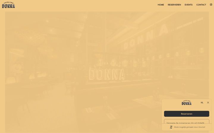 Screenshot of cucinabardonna.nl