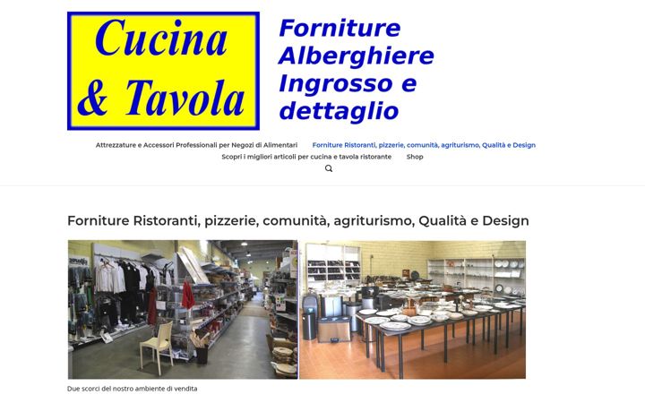 Screenshot of cucinaetavola.it
