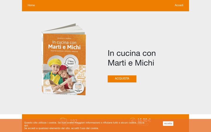 Screenshot of cucinamartiemichi.it