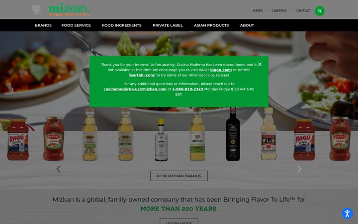 Screenshot of cucinamoderna.com