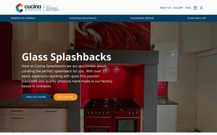 Screenshot of cucinasplashbacks.co.uk