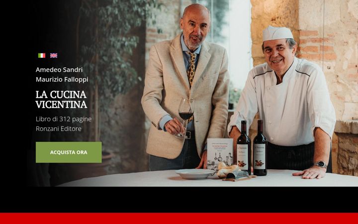 Screenshot of cucinavicentina.com