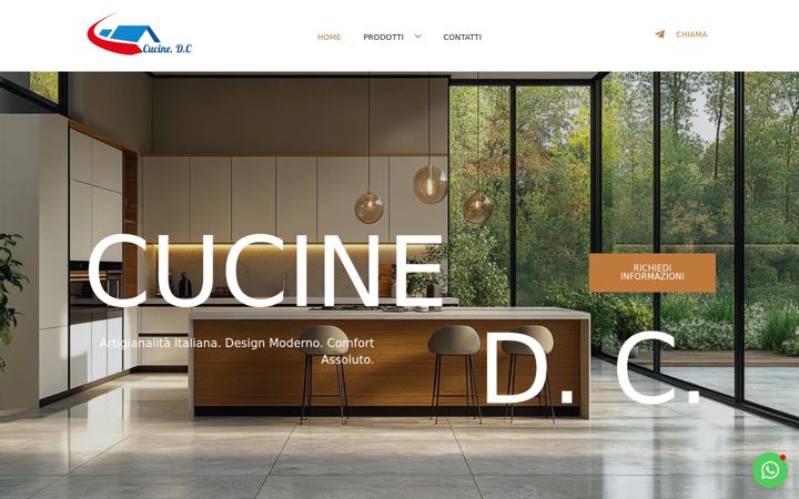 Screenshot of cucinedc.com