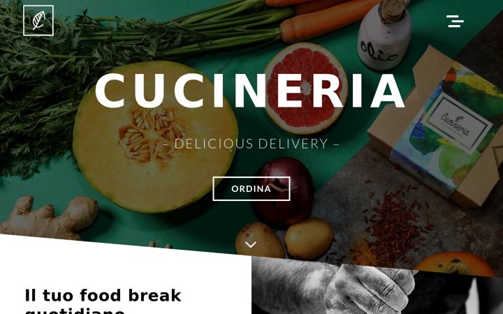 Screenshot of cucineria.delivery