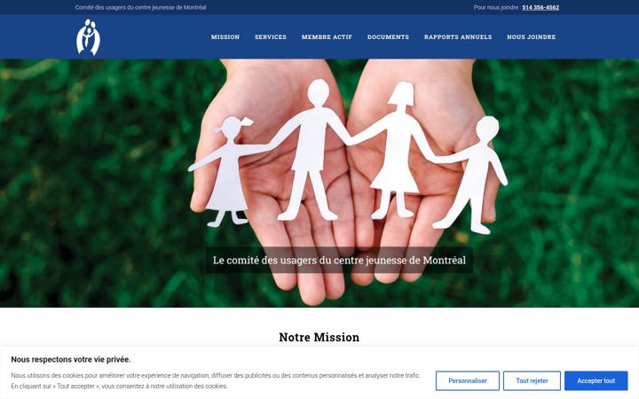 Screenshot of cucjm.ca