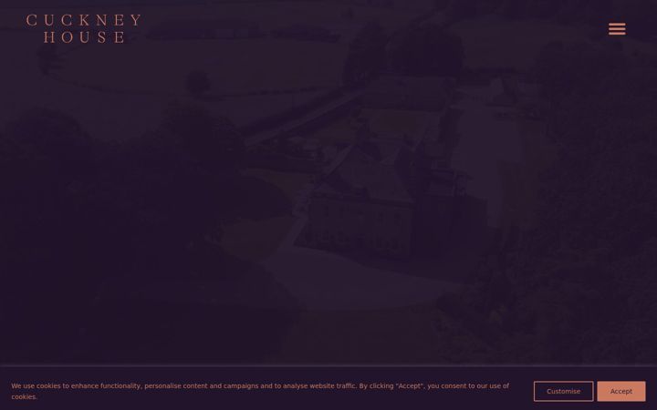Screenshot of cuckneyhouse.co.uk