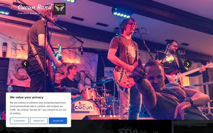 Screenshot of cucun-music.com