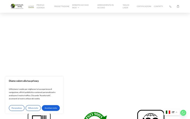 Screenshot of cucuzzainox.com