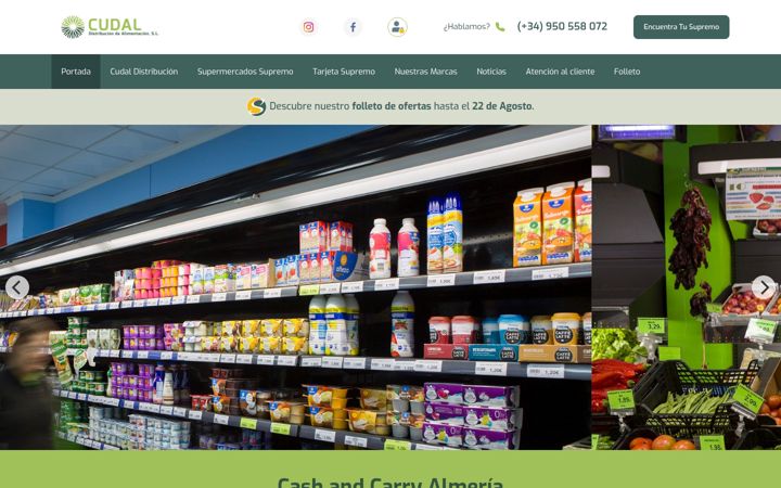 Screenshot of cudal.es