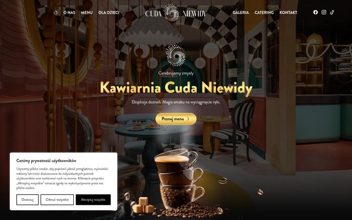 Screenshot of cudaniewidy.eu