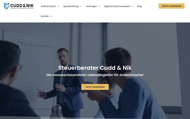 Screenshot of cudd-nik.de