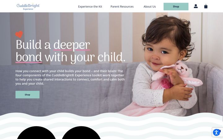 Screenshot of cuddlebright.com