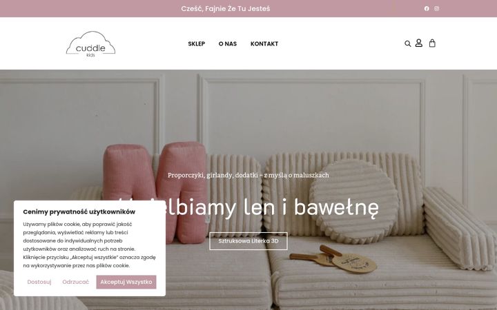 Zrzut ekranu cuddlekids.pl