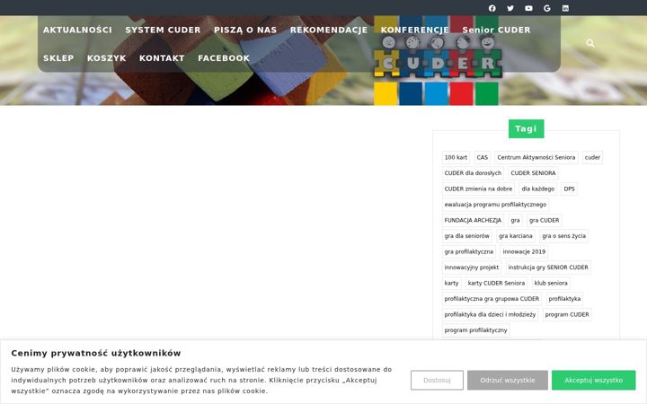 Zrzut ekranu cuder.pl