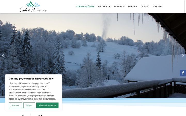 Zrzut ekranu cudne-manowce.pl