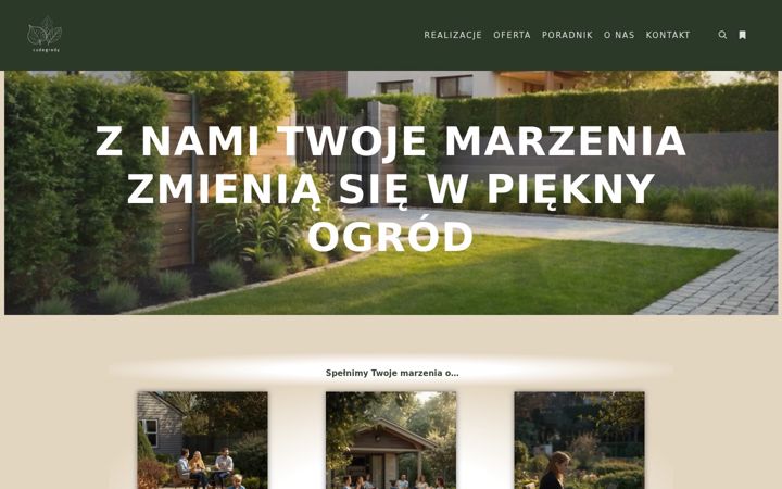 Screenshot of cudogrody.pl
