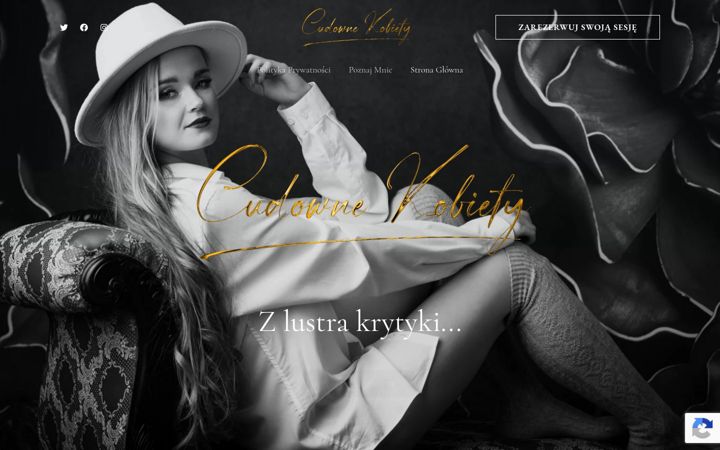 Screenshot of cudownekobiety.pl