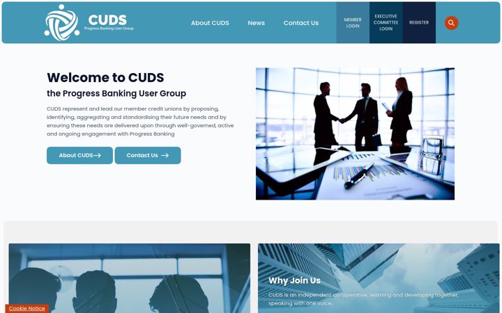 Screenshot of cuds.ie