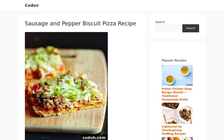 Screenshot of cuduh.com
