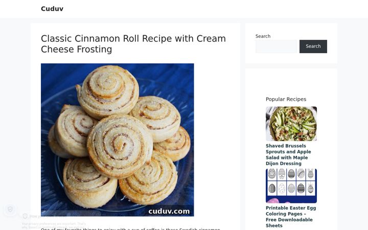 Screenshot of cuduv.com