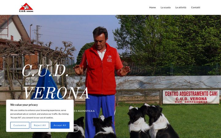 Screenshot of cudverona.it