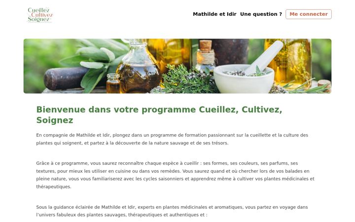 Screenshot of cueillez-cultivez-soignez.com