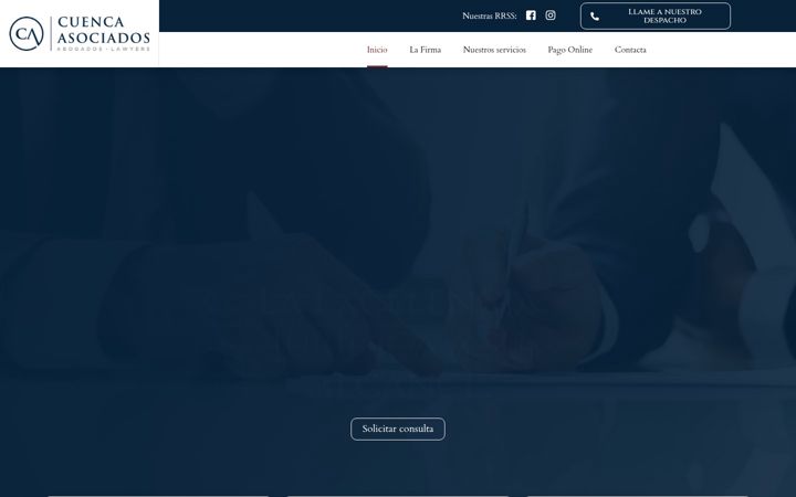 Screenshot of cuencaasociados.com