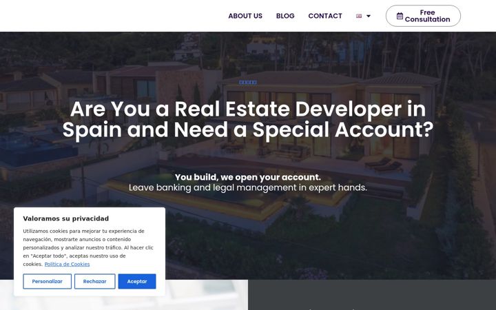 Screenshot of cuentaespecialpromotores.com