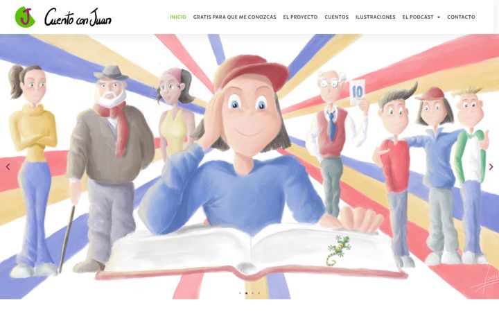 Screenshot of cuentoconjuan.com