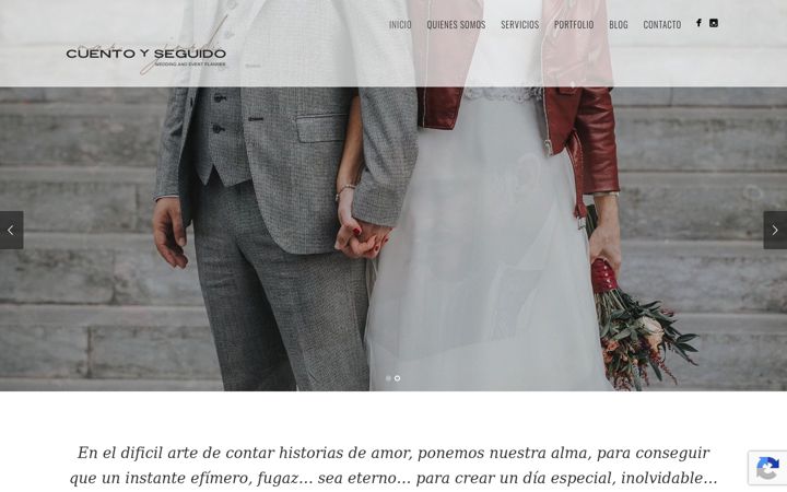 Screenshot of cuentoyseguido.com