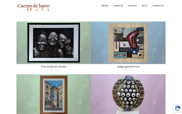 Screenshot of cuerpodebarro.com
