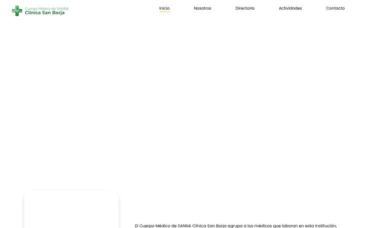 Screenshot of cuerpomedicossb.com