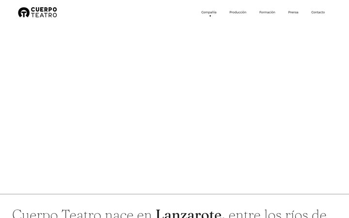 Screenshot of cuerpoteatro.com