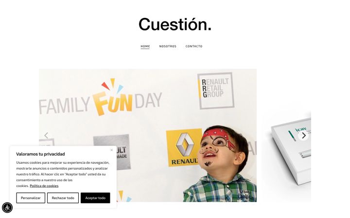 Screenshot of cuestiondemarca.com