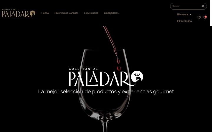 Screenshot of cuestiondepaladar.com
