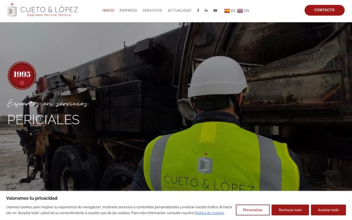 Capture d'écran de cuetolopez.es