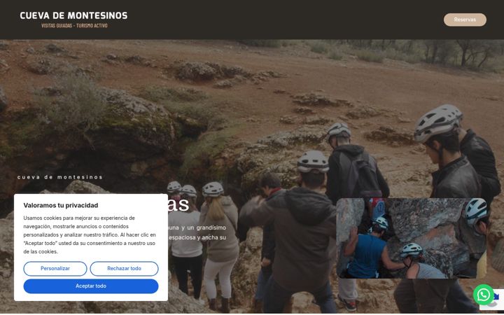 Screenshot of cuevamontesinos.es