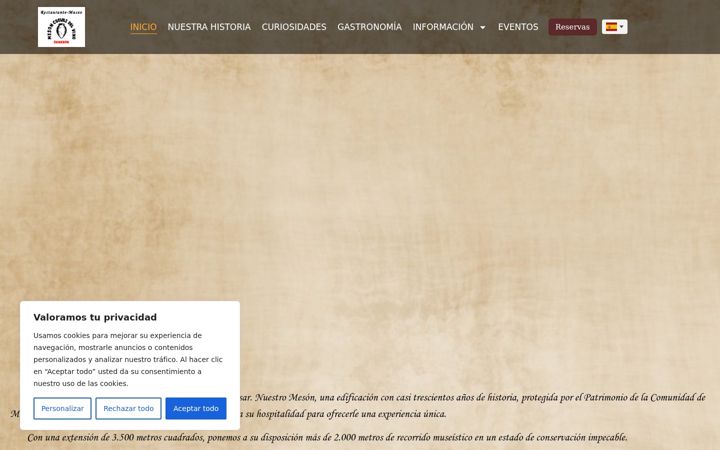 Screenshot of cuevasdelvino.com