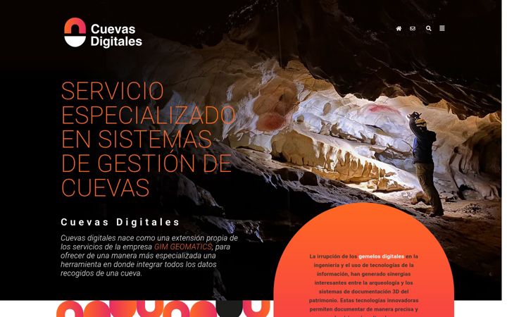 Screenshot of cuevasdigitales.com