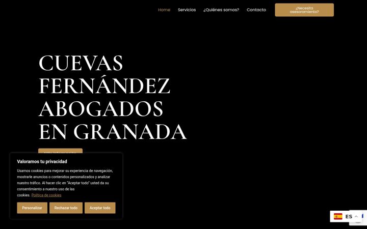 Screenshot of cuevasfernandez.es
