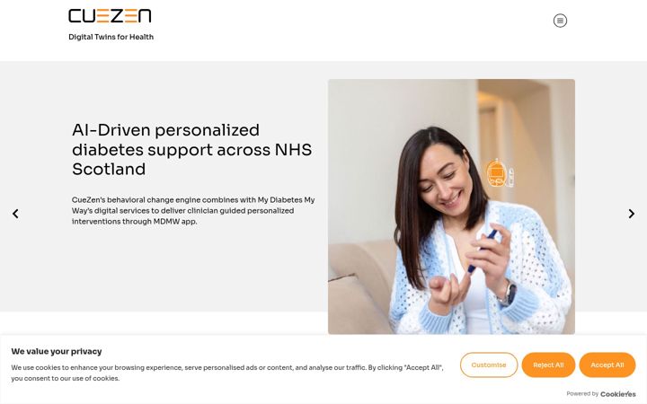 Screenshot of cuezen.com