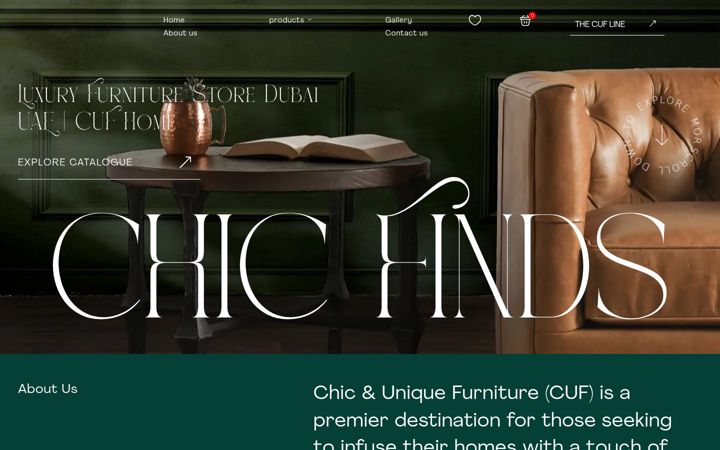 Screenshot of cufhome.com