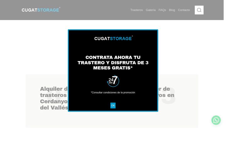 Screenshot of cugatstorage.com