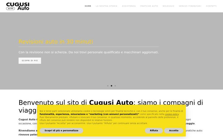 Screenshot of cugusiauto.it