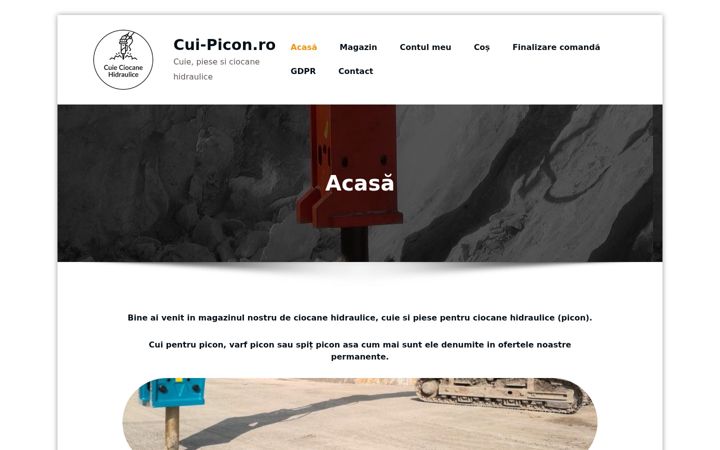 Screenshot of cui-picon.ro