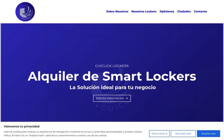Screenshot of cuiclick.eu