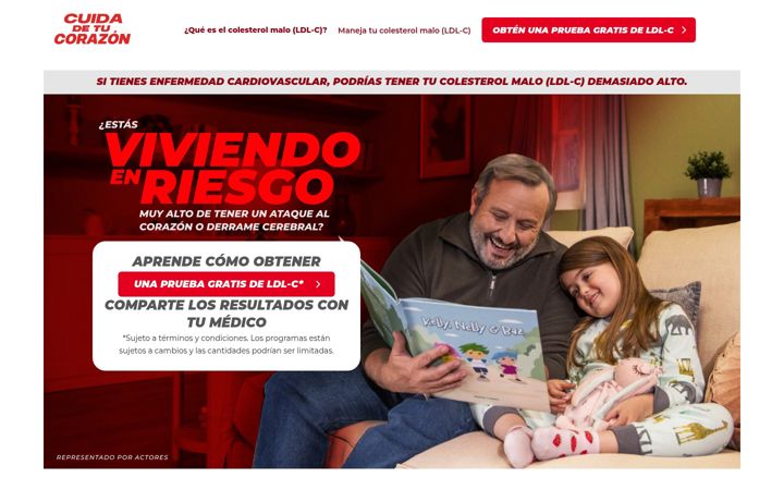 Screenshot of cuidadetucorazon.com