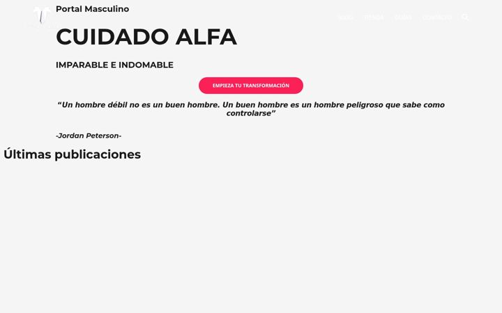 Screenshot of cuidadoalfa.com