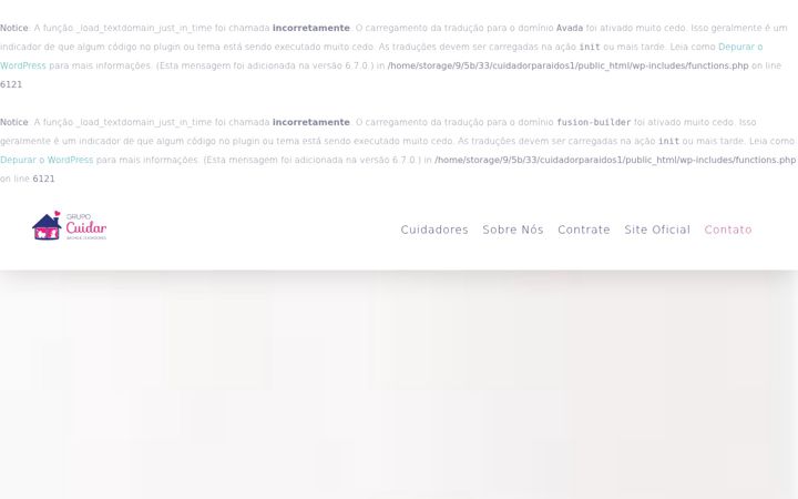 Screenshot of cuidadorparaidosos.com.br